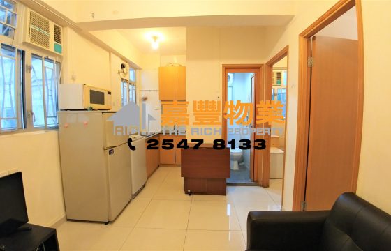 Lai On Building – 2 Bedrooms fully furnished